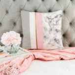Almofada Elegante Cinza Branca de Mármore Rosa Dourada Tren<br><div class="desc">Este design apresenta uma elegante mácula branca e cinza com sotaques de ouro,  rosa,  branco e cinza #marble #decor #elegant #home #travesseiro #throwpillows #interiorors #homedecor #travesseiros #dom #presentes</div>