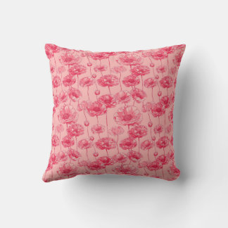 Almofada Elegante Colorido Estiloso Romântico Floral Papoul