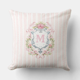 Almofada Elegante Crista Floral Nupcial