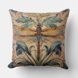 Almofada Elegante Dragonfly Travesseiro - William Morris In