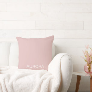 Almofada Elegante Dusty Blush Personalizado Name -