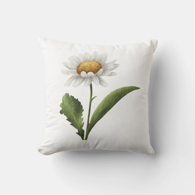 Almofada Elegante flor de dáli moderna (Frente)