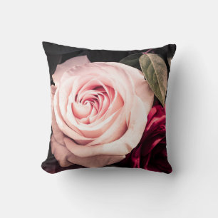 Almofada Elegante Flor de Rosa Rosa Design Floral
