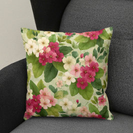 Almofada Elegante Moderno Tendência Fashion Pink Branco Flo