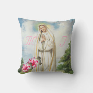 Almofada Elegante monograma com Travesseiro decorativo de R