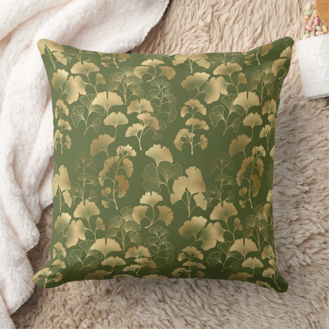 Almofada Elegante padrão de jardim de Ginkgo (Cobertor)