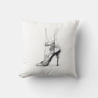 Almofada Elegante Pé de Alto Salto - Estilo Feminino