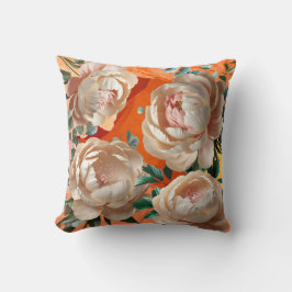Almofada Elegante Peony Travesseiro decorativo Floral Home