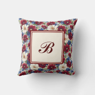 Almofada Elegante Personalizado Estiloso Romântico Floral C