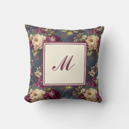Almofada Elegante Personalizado Estiloso Romântico Floral C