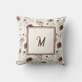 Almofada Elegante Personalizado Estiloso Romântico Floral C