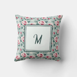 Almofada Elegante Personalizado Estiloso Romântico Floral C
