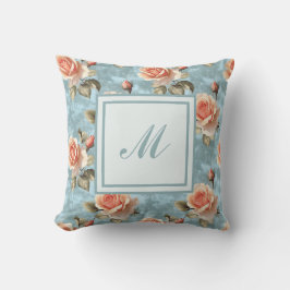 Almofada Elegante Personalizado Estiloso Romântico Floral C