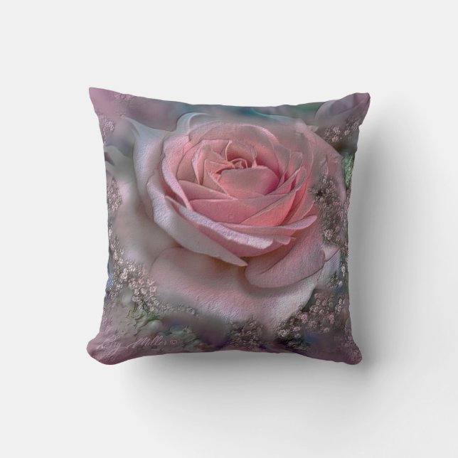 ALMOFADA ELEGANTE PINK ROSE (Frente)