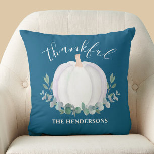 Almofada Elegante Pumpkin Agradecimento Personalizado