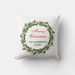 Almofada Elegante Red Berry Natal