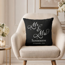 Elegante Sr e Sra Casamento Preto