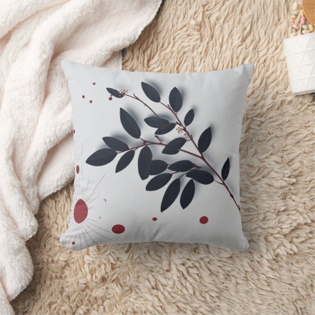 Almofada Elegante Travesseiro decorativo Botânico - Naturez (Cobertor)