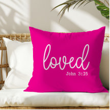 Elegante Travesseiro decorativo de citação amada c