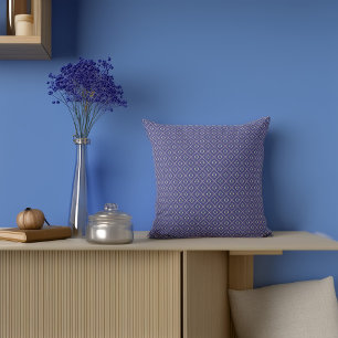 Almofada Elegante Travesseiro decorativo de padrões índigo