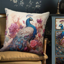 Elegante Vintage Boho Victorian Decoupage Peacock