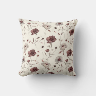 Almofada Elegante Vintage Estiloso Romântico Floral Chic