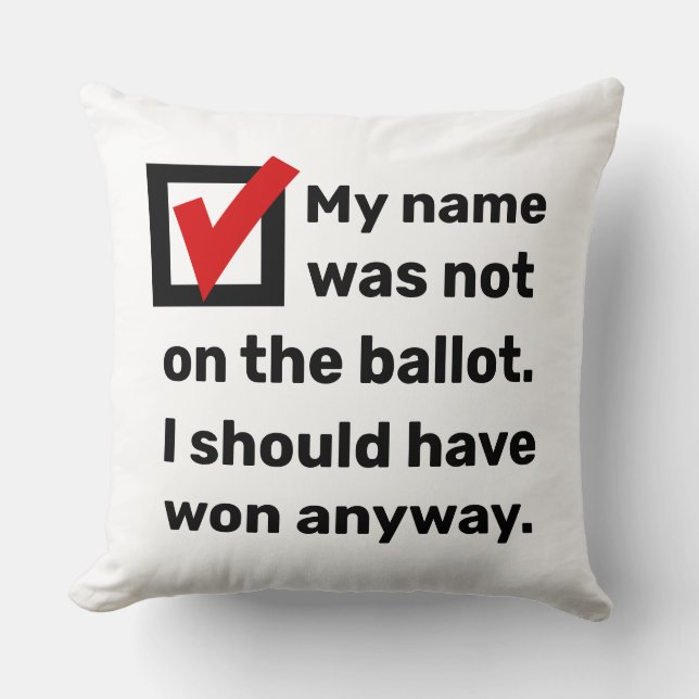 Almofada Eleição Humor 2024 (Frente)