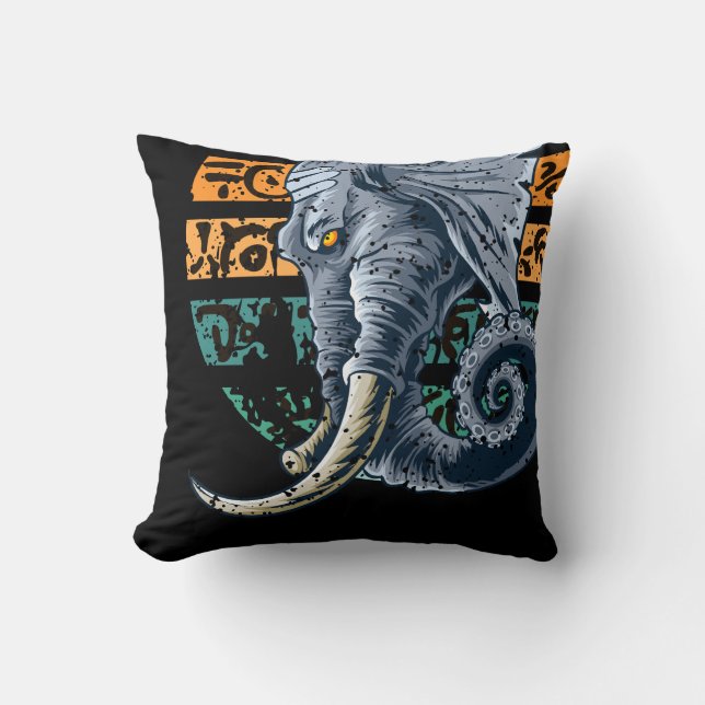 Almofada Elephantopus Elephant Tentacle Trunk Lovecraft (Frente)