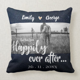 Almofada Eles Viveram Felizes para Sempre Casamento Sob o C