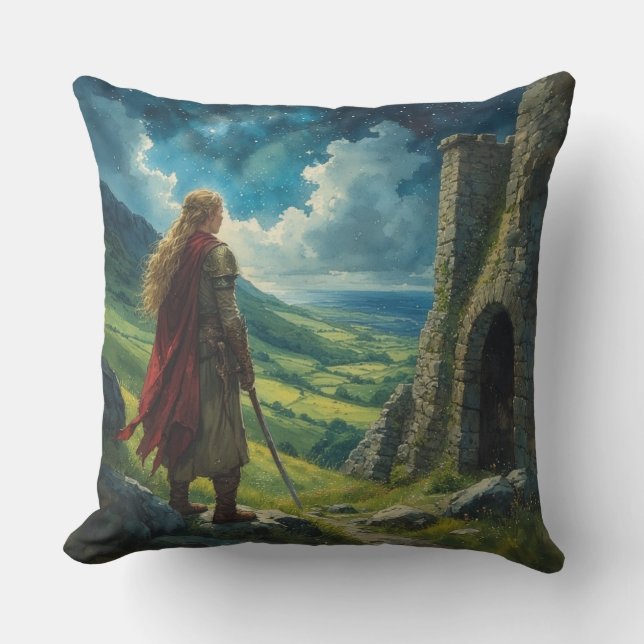 Almofada Elf Ancient Ireland Under the Sky Pillow (Frente)