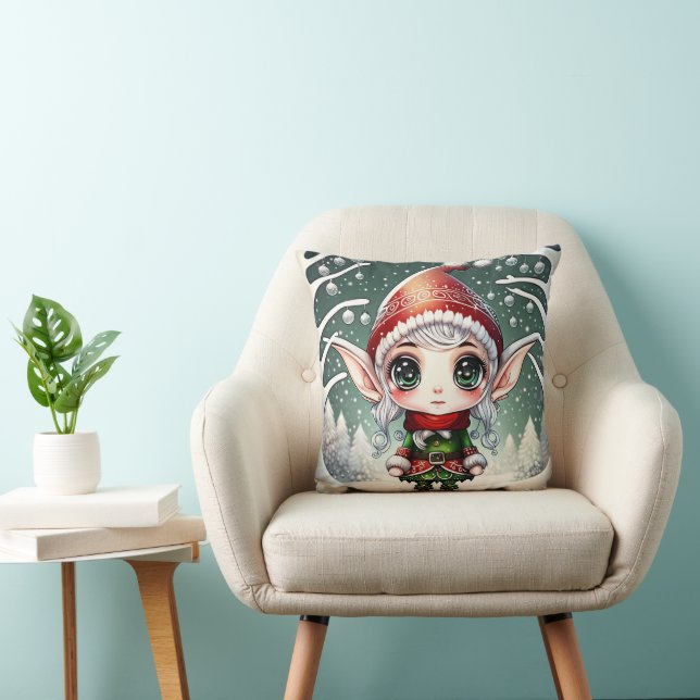 Almofada Elf de Natal (Cadeira)