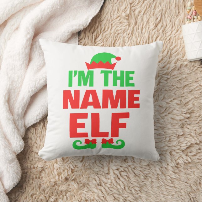 Almofada Elfo de Natal Personalizado (Cobertor)