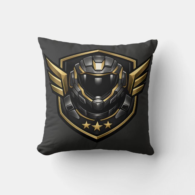Almofada Elite Space Crew Exploration Division Throw Pillow (Frente)