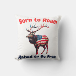 Almofada Elk Flag America