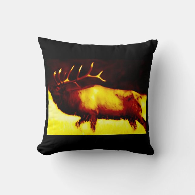 Almofada Elk ouro (Frente)