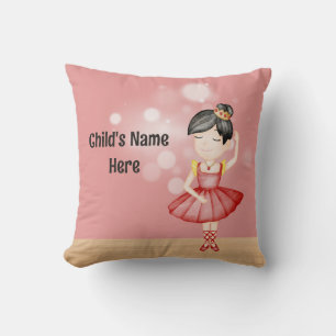 Almofada Ella Ballerina Square Travesseiro decorativo