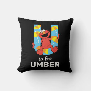 Almofada Elmo Alfabeto   U Guarda-chuva