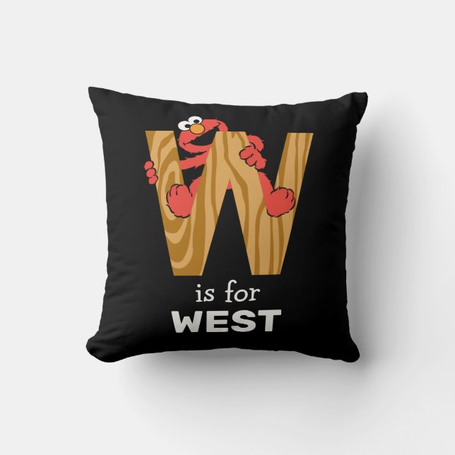 Almofada Elmo Alfabeto | W Madeira (Frente)