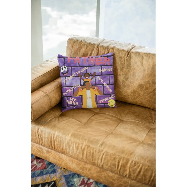 Almofada Em Seus Ombros Pai Meu Herói (Criador carregado)