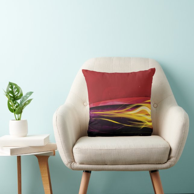 Almofada "Ember Flow" Throw Pillow (Cadeira)