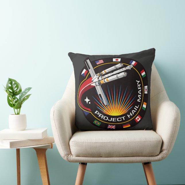 Almofada Emblema de Missão Espacial (Cadeira)
