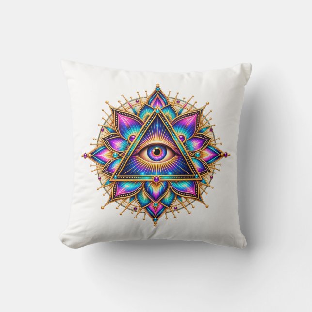 Almofada Emblema Prisma de Lótus (Frente)