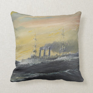 Almofada Emden monta o Oceano Índico 1914 2011 das ondas