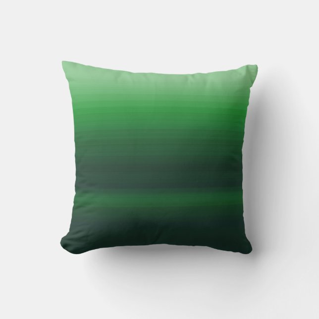 Almofada Emerald Green Ombre Design (Frente)