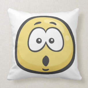 Almofada Emoji: Cara com boca aberta