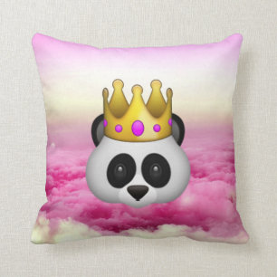 Almofada Emoji Crowned Panda