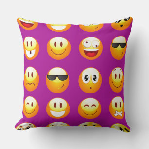 Almofada emojis roxos
