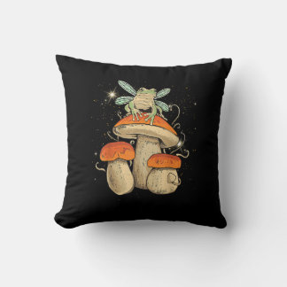 Almofada Encantador Estilo Cottagecore Cogumelo Sapo Goblin