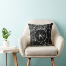 Encantando Mandala Personalizado Estrelas Monogram