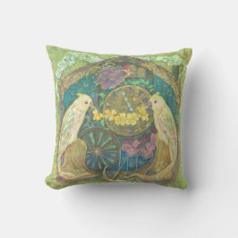 Almofada Enchanted Bird & Flower Clock Cushion - Delightful